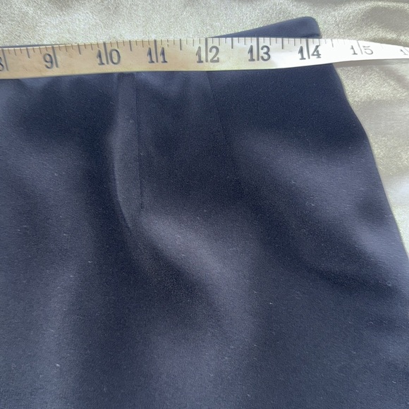 Kasper Petite Black 2pc Career Skirt Suit Skirt & Blazer Jacket Stretch Crepe 8P - Picture 14 of 16